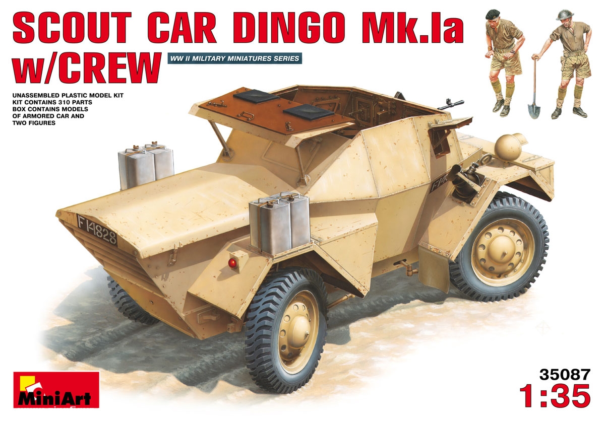 Miniart Scout Car Dingo Mk.Ia mit Besatzung