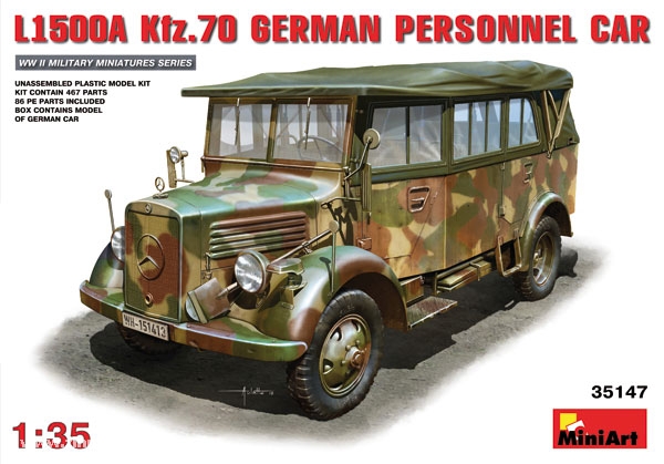 Miniart L1500A Kfz.70 Deutscher Truppentransporter