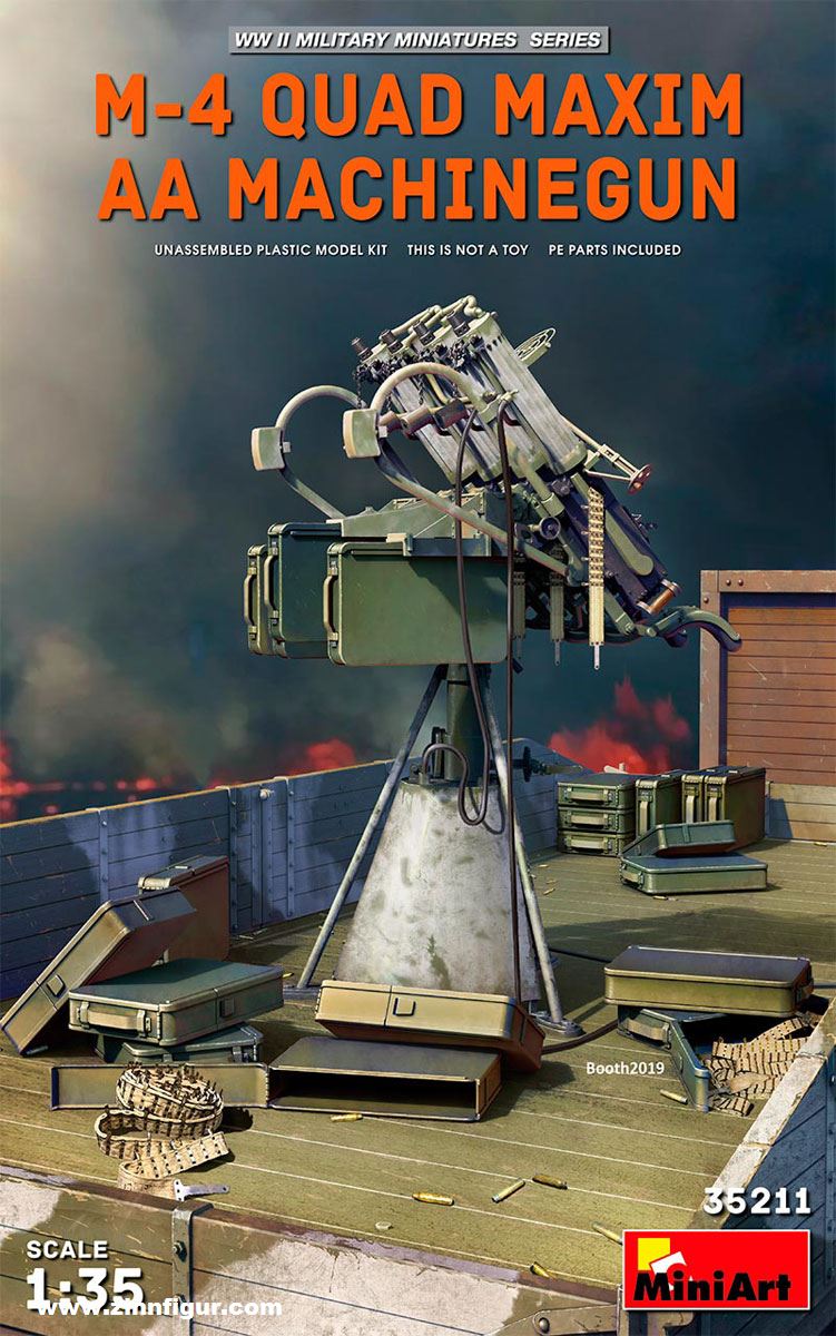 Miniart M-4 Quad Maxim Vierlings-Fla-MG