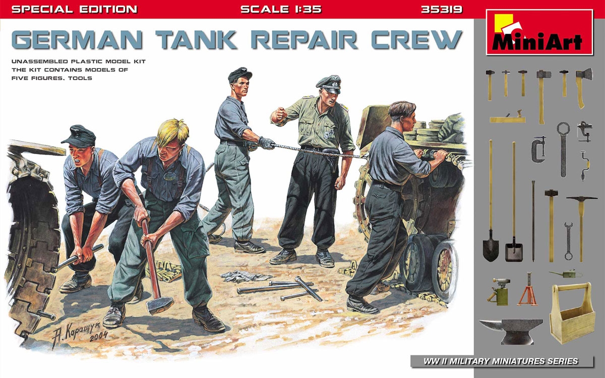 Miniart Deutscher Panzer-Reparatur-Trupp - Special Edition