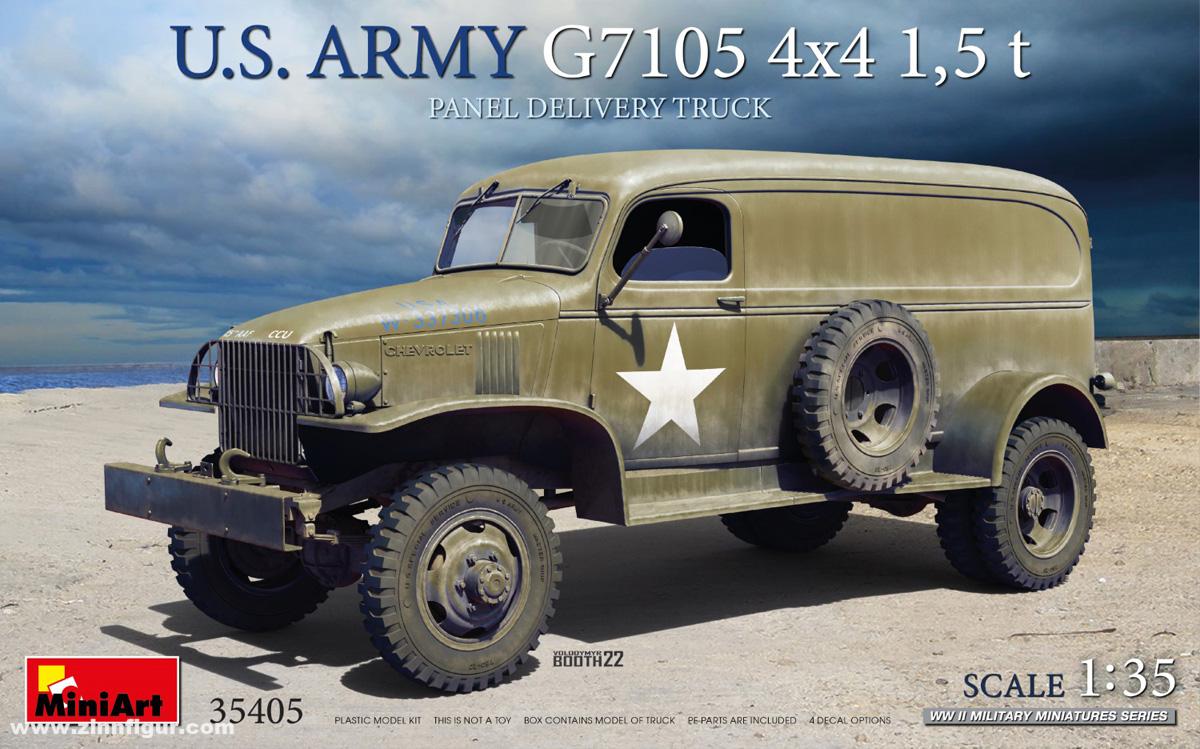 Miniart US Army G7105 4x4 1,5t Panel Delivery Truck