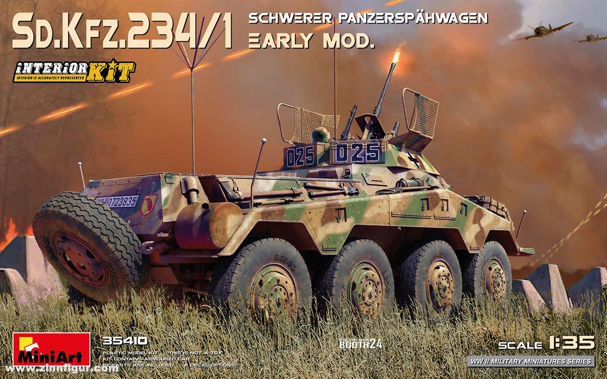 Miniart Sd.Kfz.234/1 Schwerer Panzerspähwagen - frühes Modell
