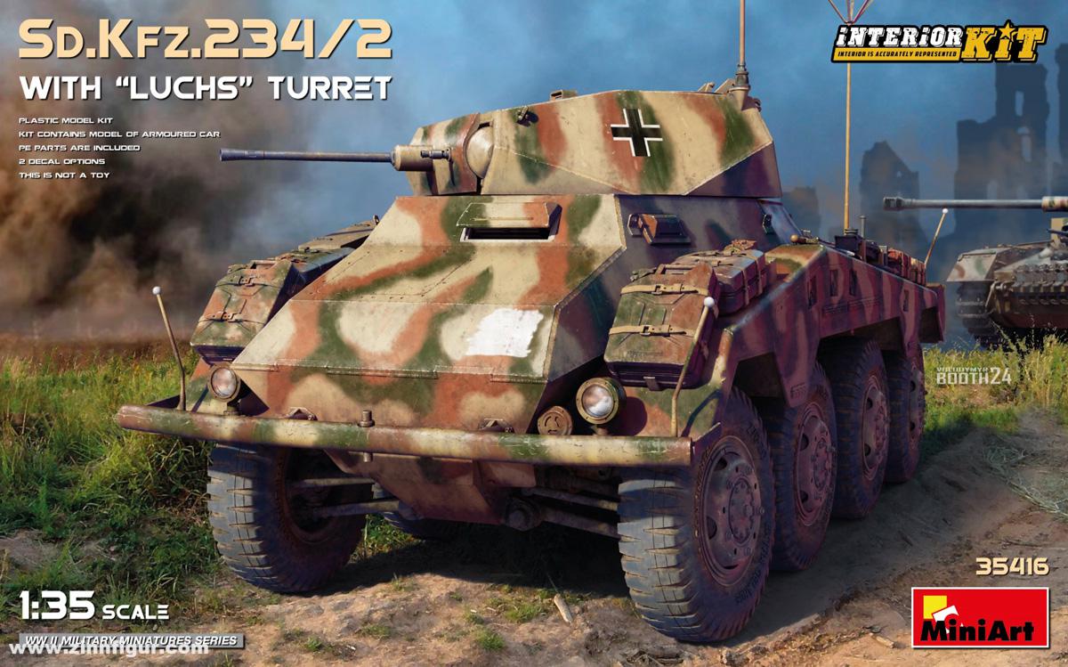 Miniart Sd.Kfz.234/2 mit Luchs-Turm