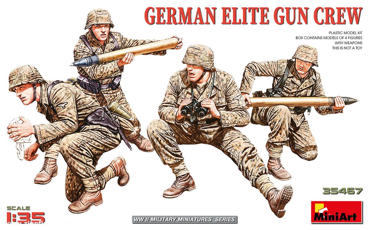 Miniart Deutsche Elite-Geschützbedienung