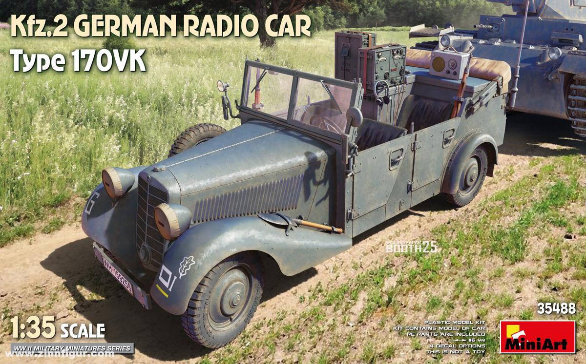 Miniart Kfz.2 Funkwagen Typ 170VK