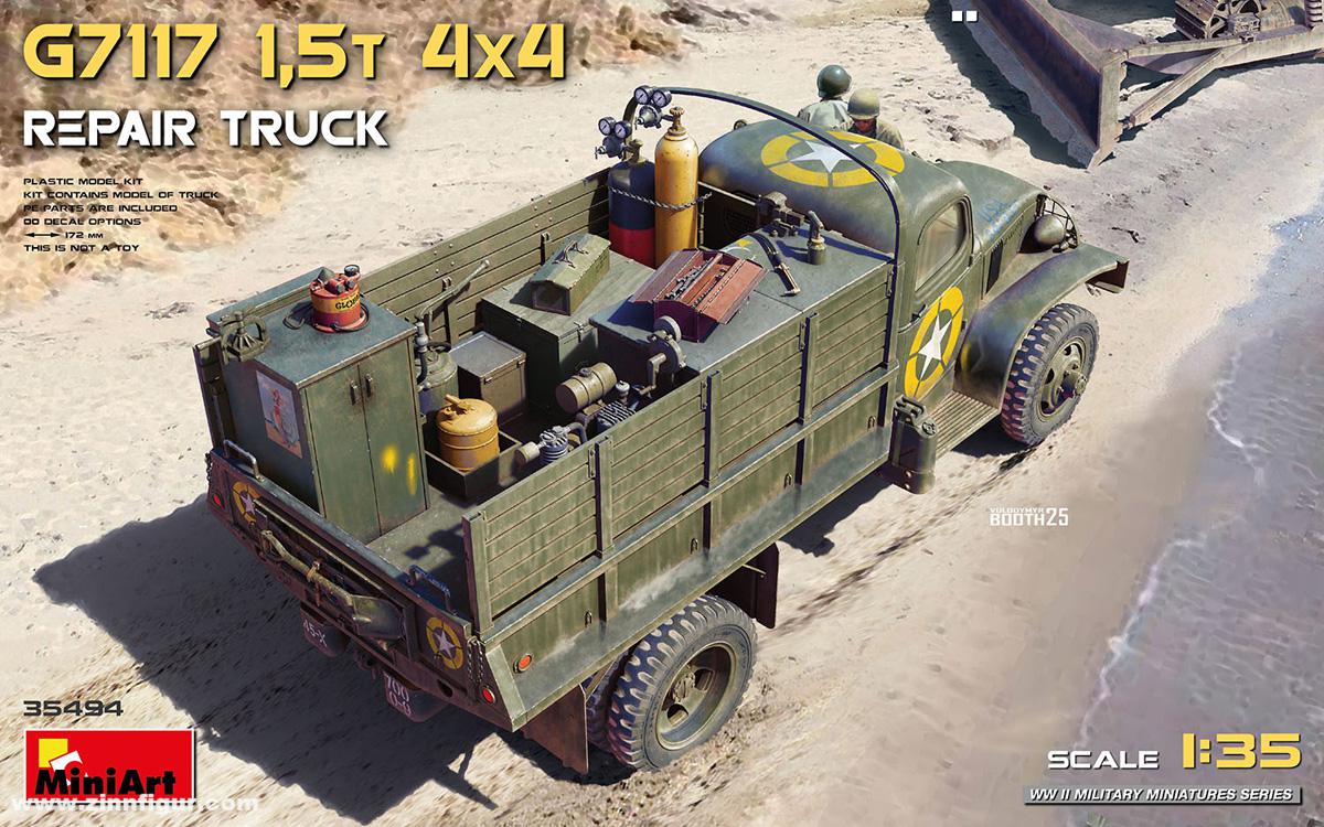 Miniart G7117 1.5t 4x4 Werkstatt-Lkw