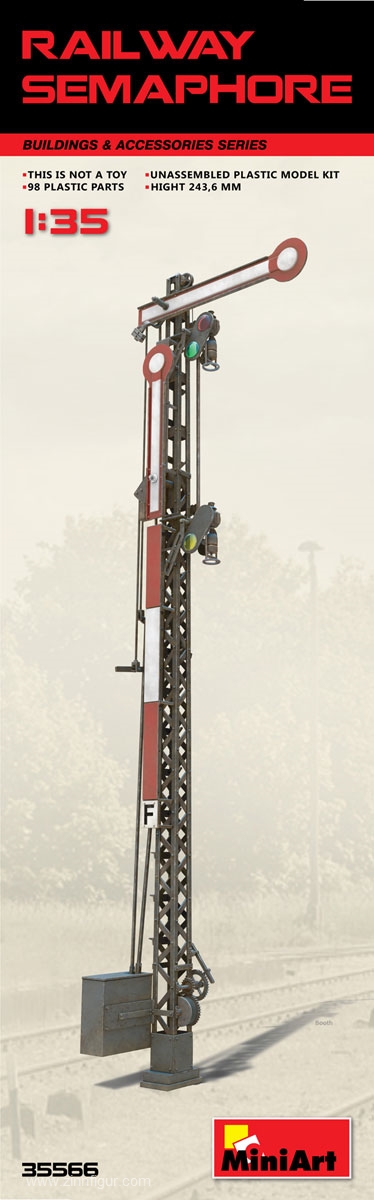 Miniart Eisenbahn-Formsignal