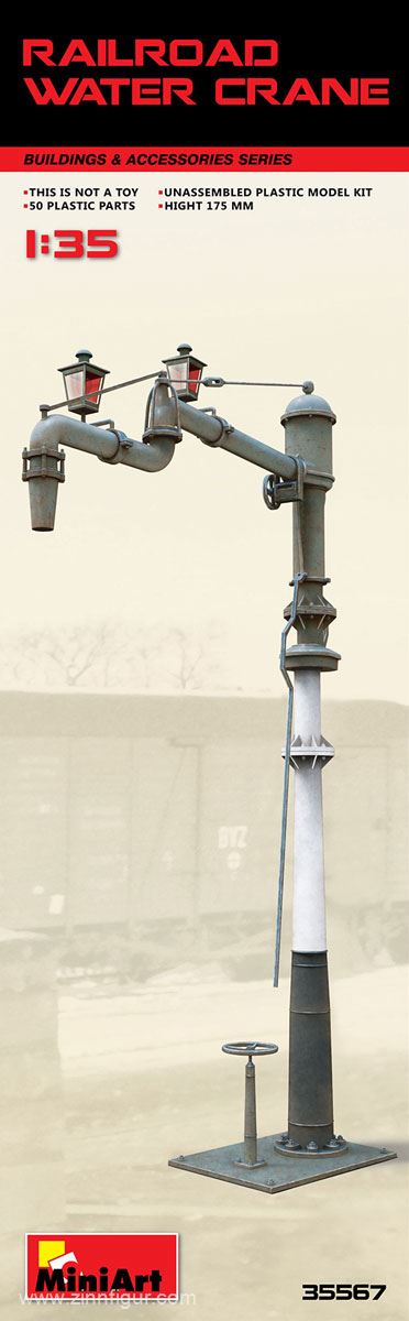 Miniart Eisenbahn-Wasserkran
