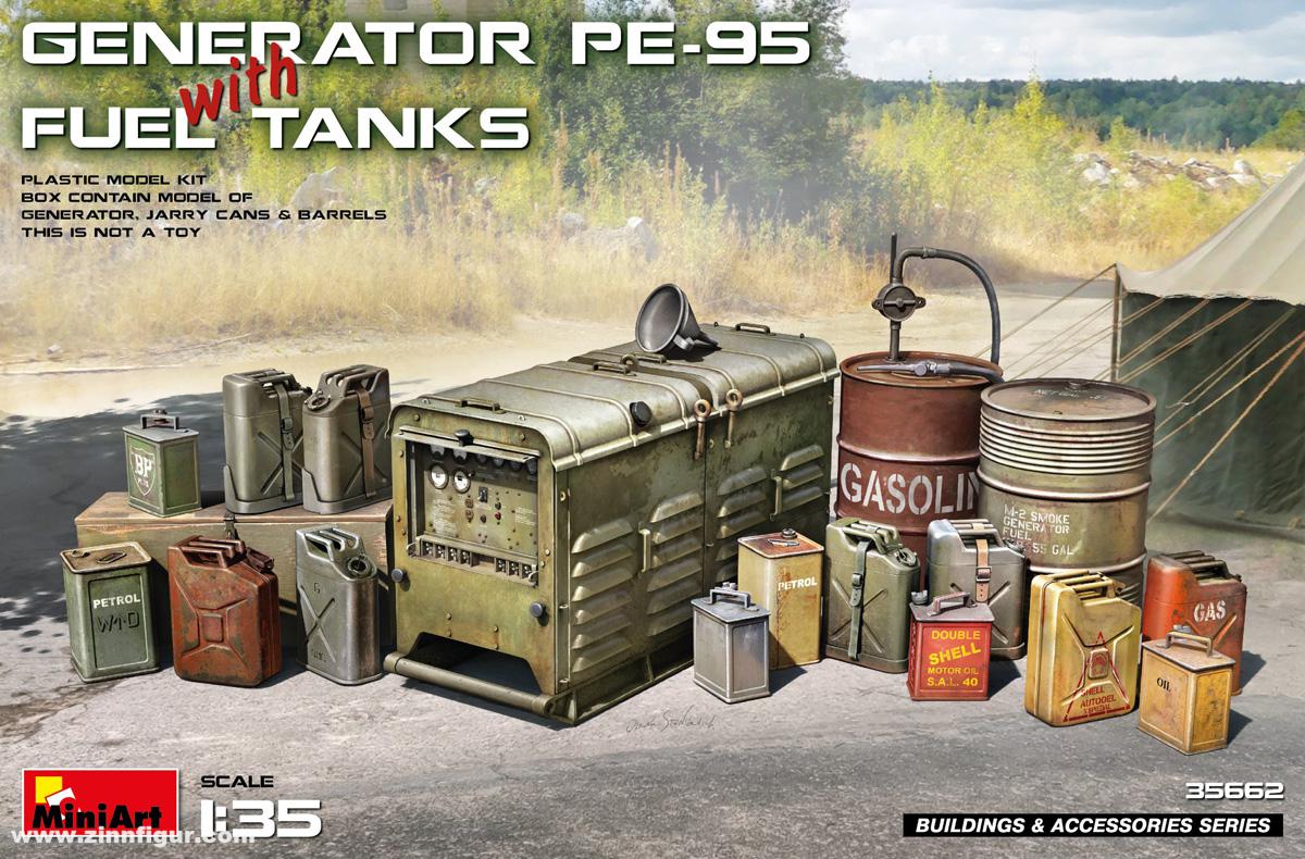 Miniart US Generator PE-95 mit BEnzin-Behältern