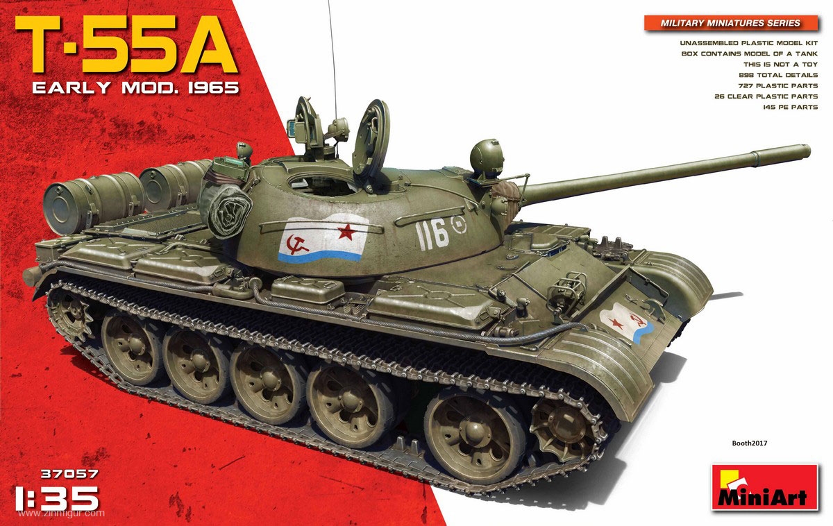 Miniart T-55A Modell 1965 früh