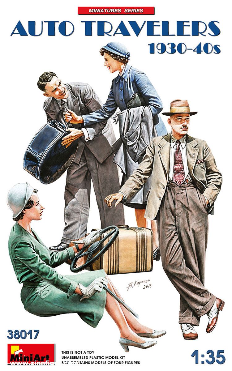 Miniart Auto-Reisende - 1930er-40er Jahre