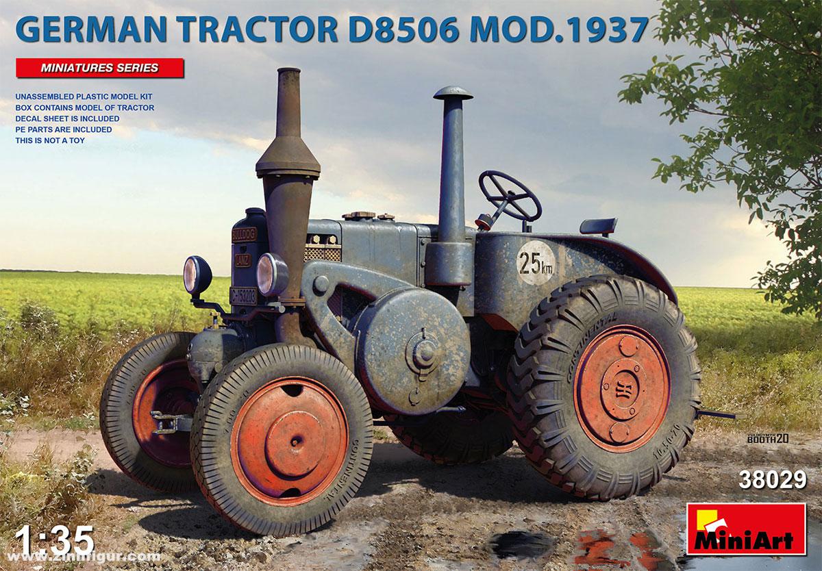 Miniart Deutscher Traktor D8506 Mod.1937