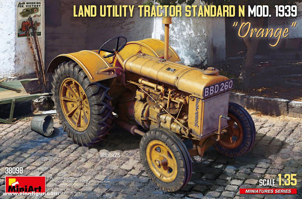 Miniart Traktor Standard N 'Orange' Modell 1939