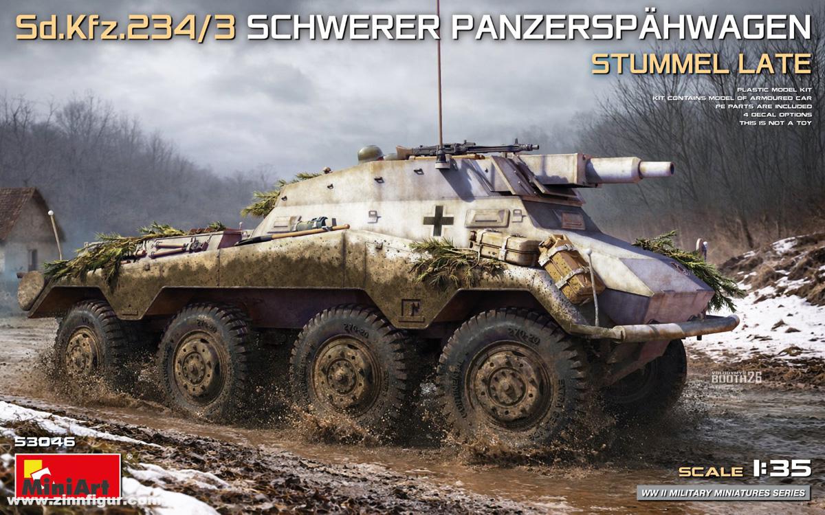 Miniart Sd.Kfz.234/3 Schwerer Panzerspähwagen 'Stummel' spät