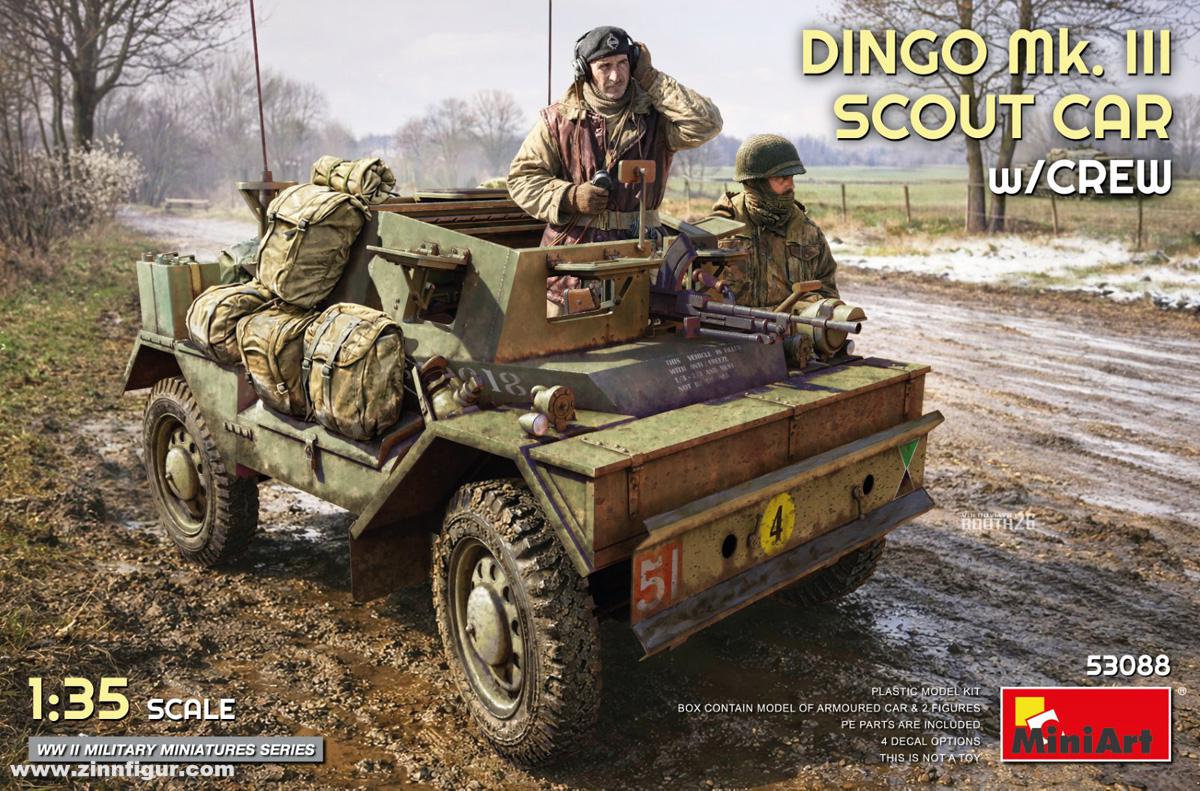Miniart Dingo Mk.III Scout Car mit Figuren