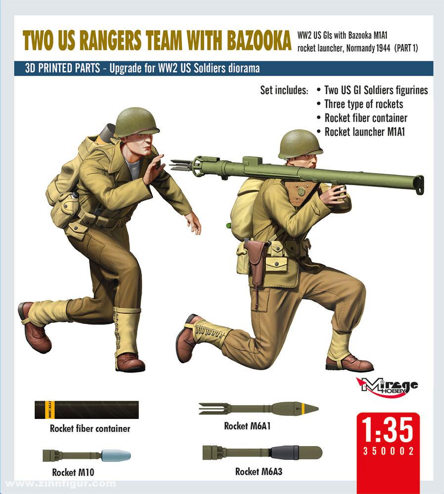 Mirage Hobby US Rangers Bazooka-Team