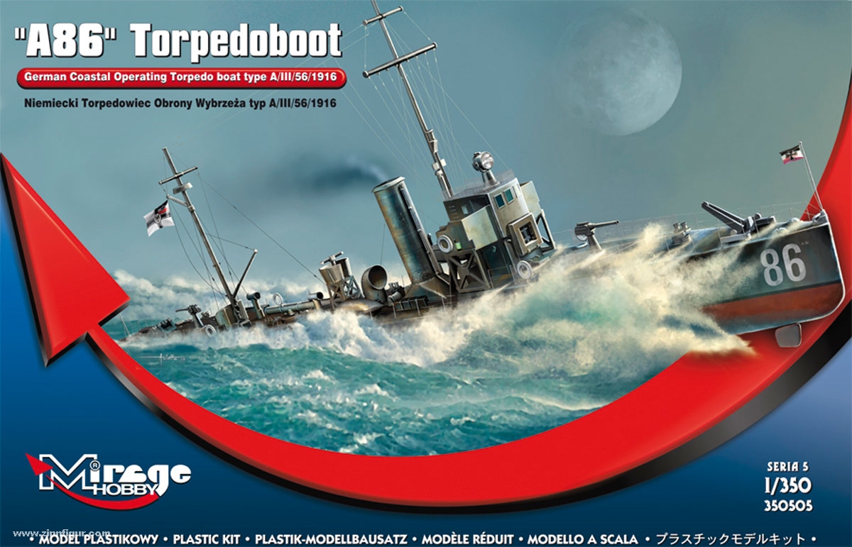 Mirage Hobby A86 Torpedoboot A/III Klasse