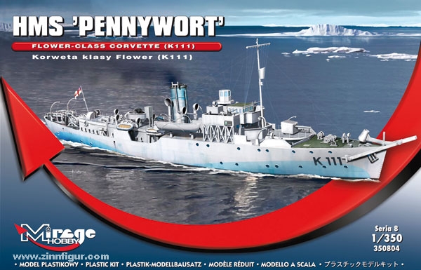 Mirage Hobby HMS Pennyworth K111 Flower Class Korvette