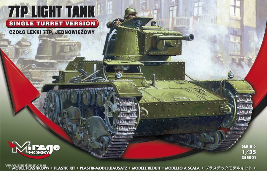 Mirage Hobby 7TP Leichter Panzer mit 'Einzelturm'