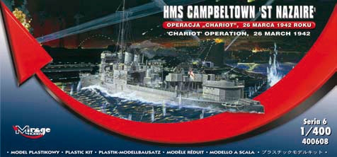 Mirage Hobby HMS Campbeltown 'St. Nazaire'