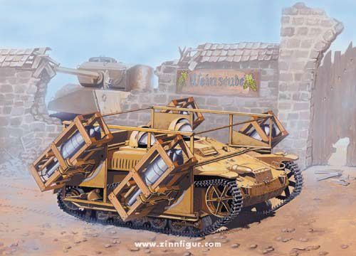 Mirage Hobby Stuka zu Fuß mit Wurfrahmen 40/32 cm