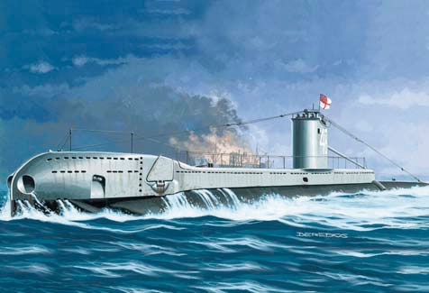 Mirage Hobby U-Boot HMS Undine der Royal Navy