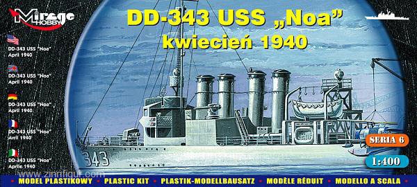 Mirage Hobby DD-343 USS ”Noa” June 1937