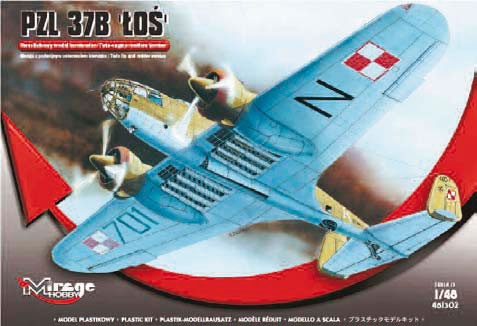 Mirage Hobby PZL P37B Los Bomber