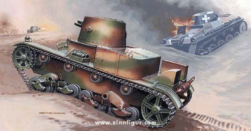 Mirage Hobby Panzer Vickers E Mk B