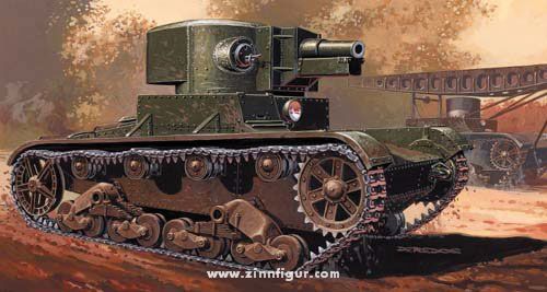 Mirage Hobby Leichter Panzer T-26 A 76,2 mm