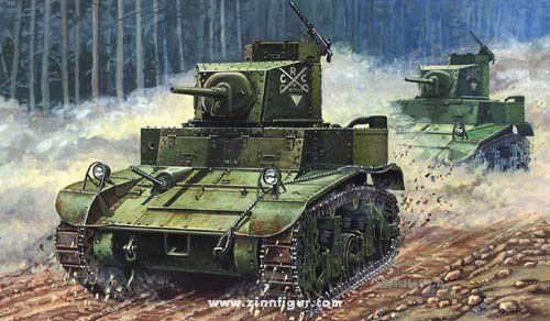Mirage Hobby M3 US Light Tank 'First Hundred'
