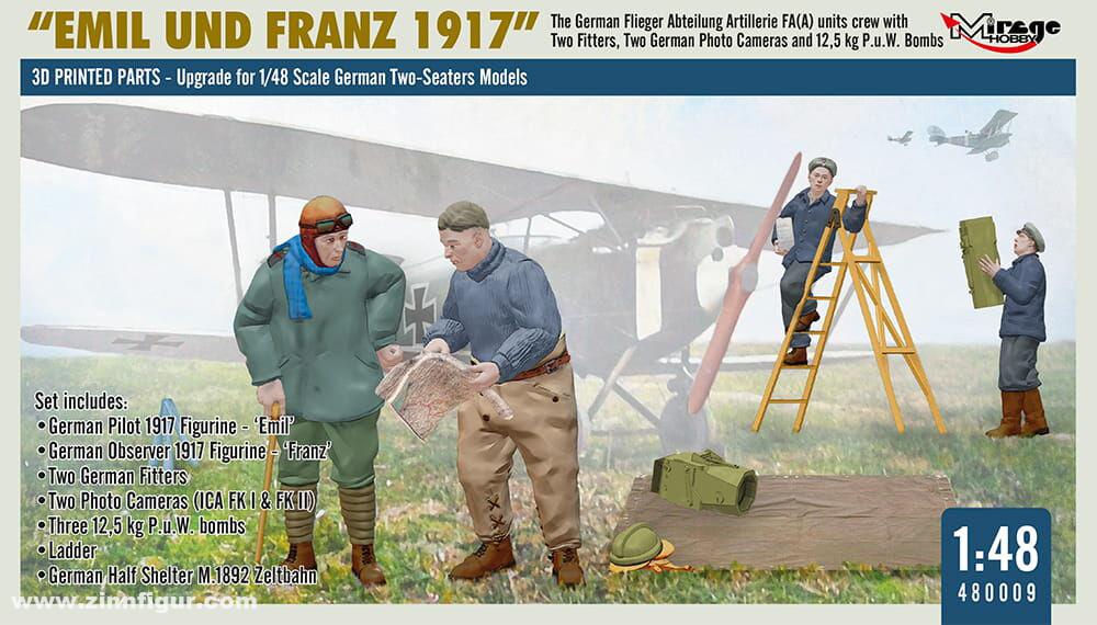 Mirage Hobby 'Emil & Franz 1917' - Deutsches Flugzeugpersonal
