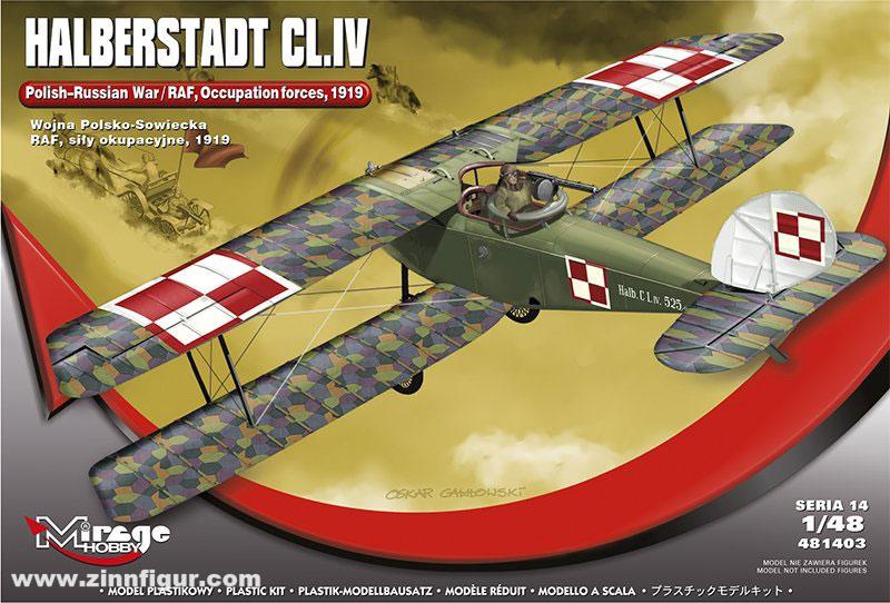 Mirage Hobby Halberstadt CL.IV 'Polnisch Russischer Krieg / RAF Besatzungstruppen 1919'