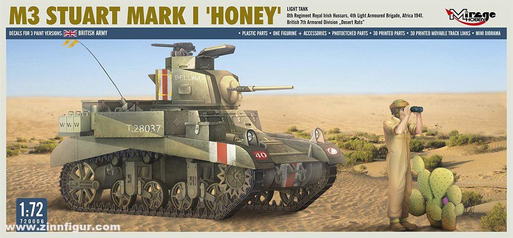 Mirage Hobby M3 Stuart Mk.I 'Honey'