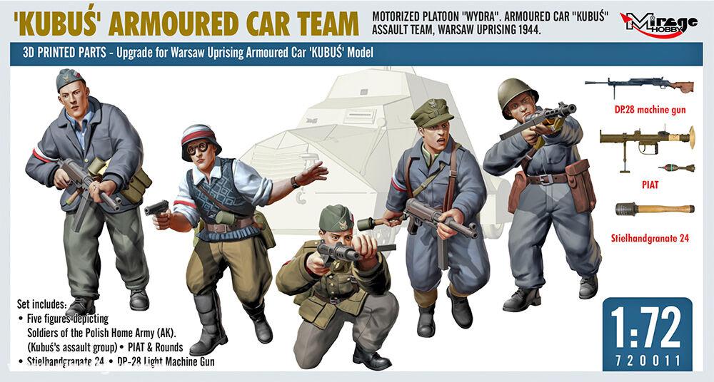 Mirage Hobby Kubus Panzerwagen-Trupp - Warschauer Aufstand