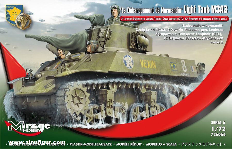 Mirage Hobby M3A3 'Frei Französische Streitkräfte - Normandie 1944'