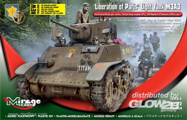 Mirage Hobby M3A3 'Befreiung von Paris'