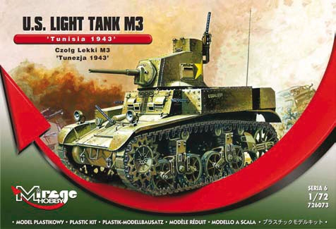 Mirage Hobby US Leichter Panzer M3 'Tunesien 1943'