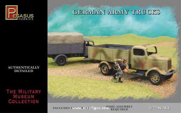 Pegasus Hobbies German Army Trucks WW2 (2 per box)