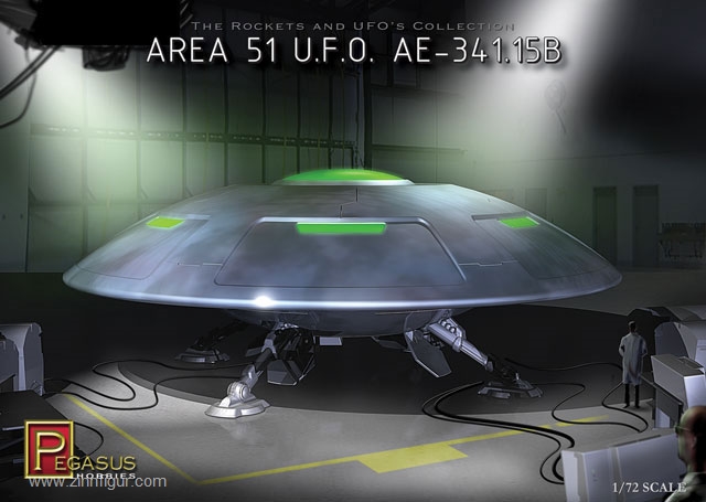 Pegasus Hobbies Area 51 UFO AE-341.15B