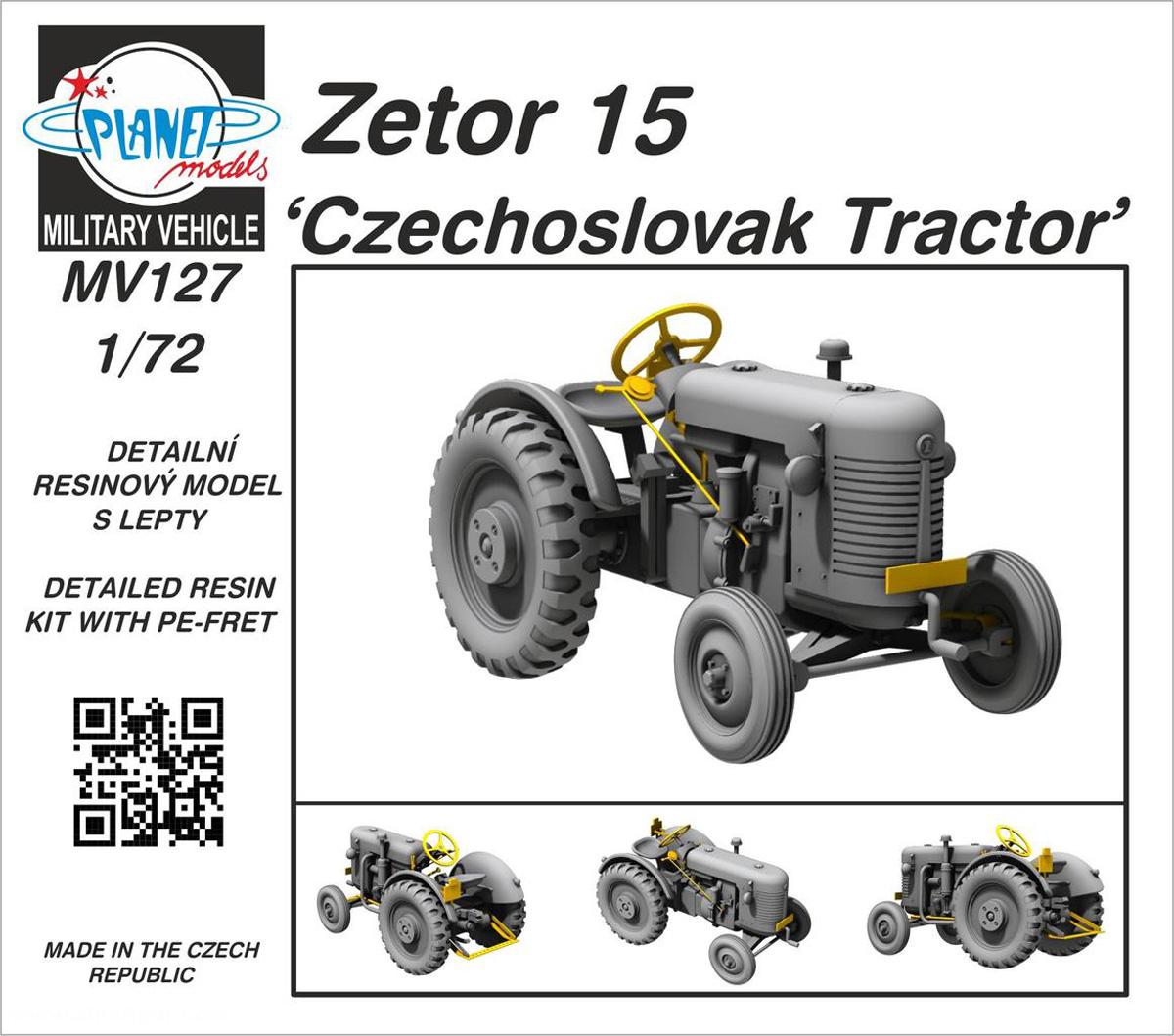 Planet Models Zetor 15 Tschechoslowakischer Traktor