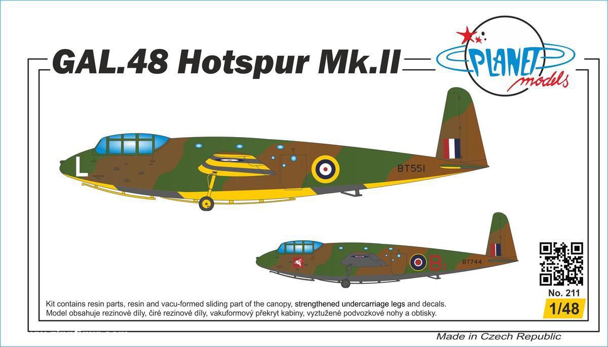 Planet Models GAL 48 Hotspur Mk.II