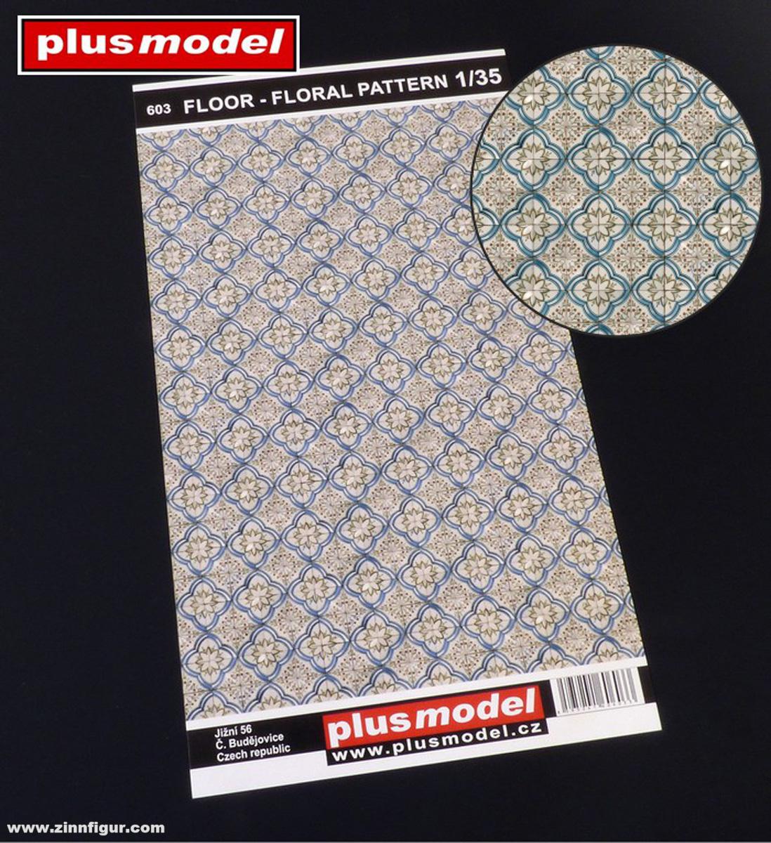 Plus Models Boden - Blumenmuster