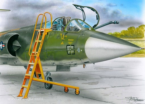 Plus Models Leiter für F-104