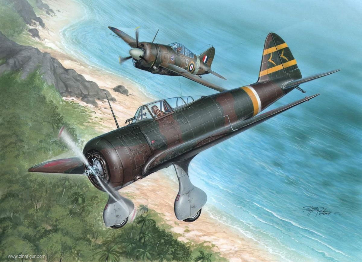 Special Hobby Ki-27 Otsu Nate über Malaya & Philippinen