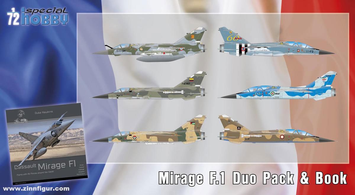 Special Hobby Mirage F.1 Duo Pack mit Buch
