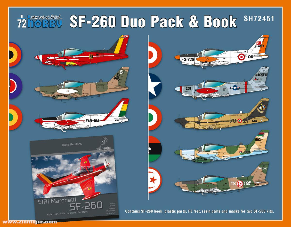 Special Hobby SIAI-Marchetti SF-260 'Duo Pack mit Buch'
