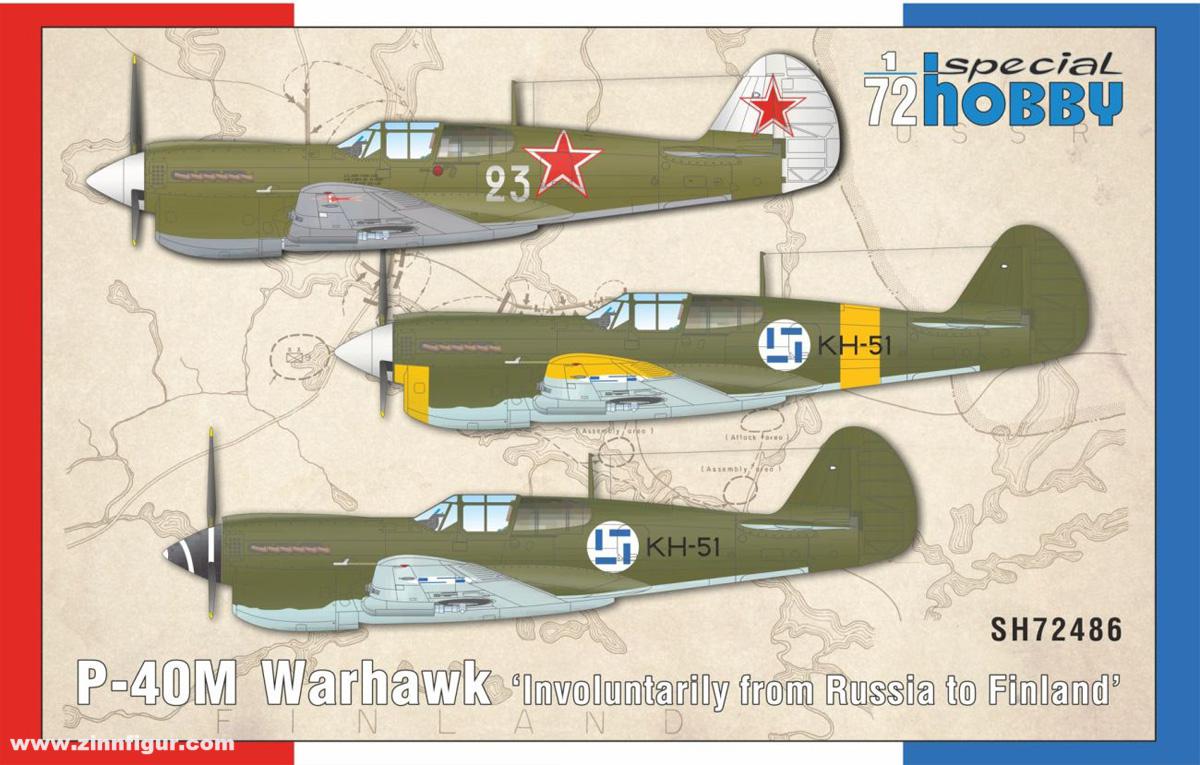 Special Hobby P-40M Warhawk/Kittyhawk Mk.III 'Unfreiwillig von Russland nach Finnland'