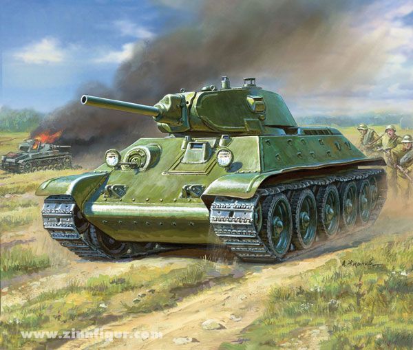 Zvezda T-34/76 Panzer Wargame Add-On