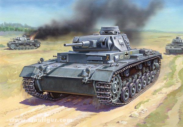 Zvezda Deutscher Panzer III Wargame Add-On